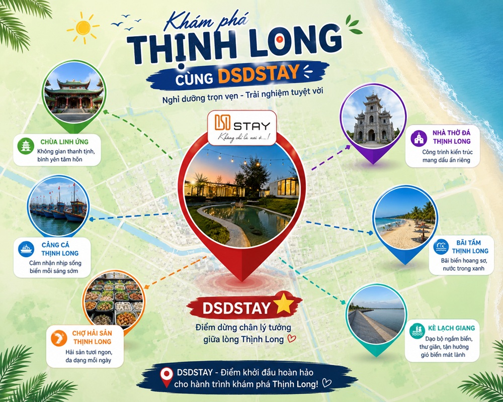 7 Địa Điểm Check-in Đẹp Và Hot Nhất Thịnh Long Không Thể Bỏ Lỡ Khi Ghé Thăm