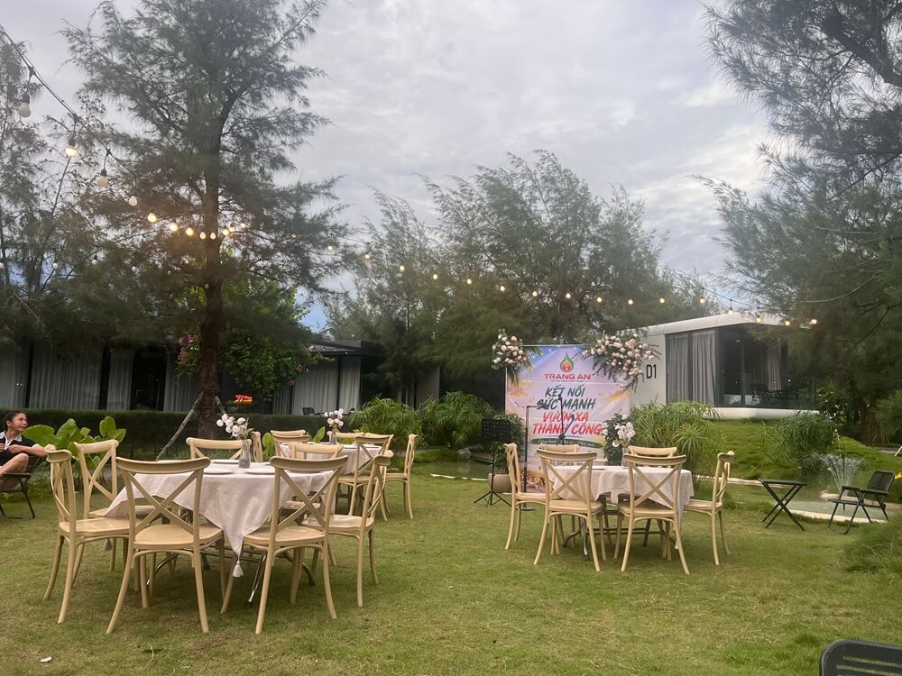 Tổ chức Gala Dinner ngoài trời tại Nam Định – Vì sao ngày càng nhiều doanh nghiệp lựa chọn DSDStay?